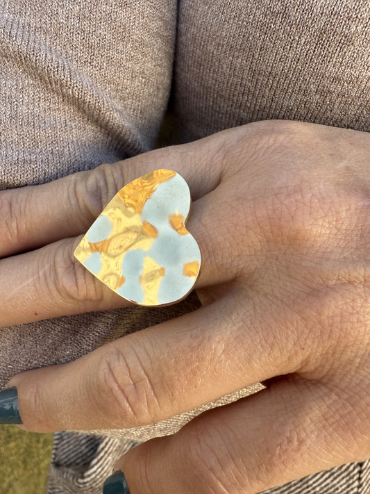 MAXI HEART RING