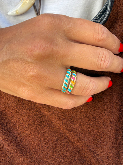 ANILLO ESMALTADO VINTAGE