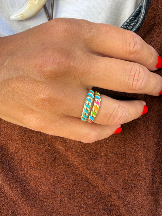 ANILLO ESMALTADO VINTAGE