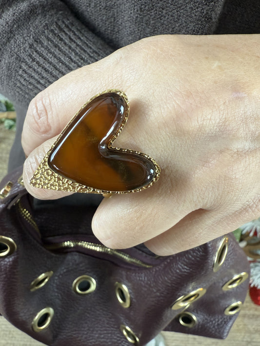 ANILLO PIEDRA CORAZÓN