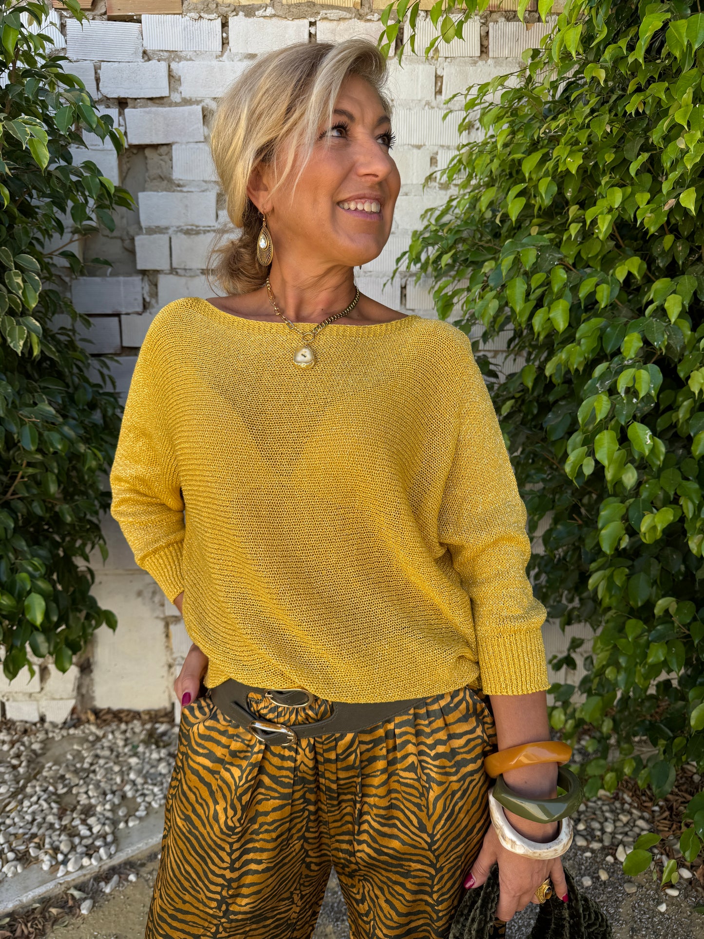 JERSEY BRILLO APERTURA ESPALDA