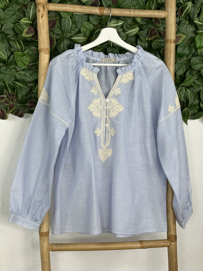BLUSA BORDADO ÁRABE