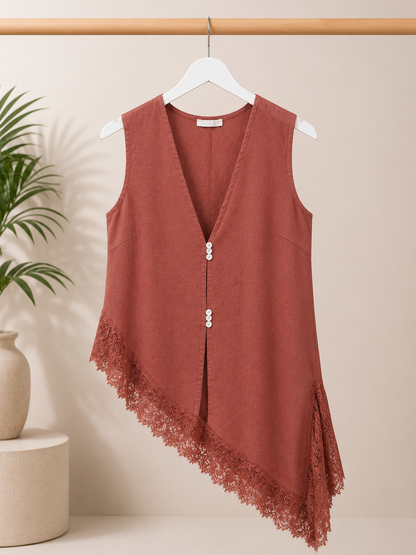 BLUSA ENCAJE BAJO