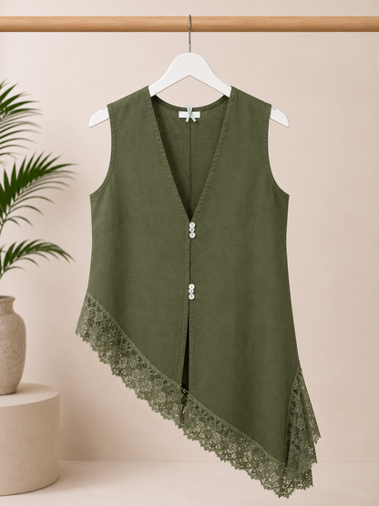 BLUSA ENCAJE BAJO