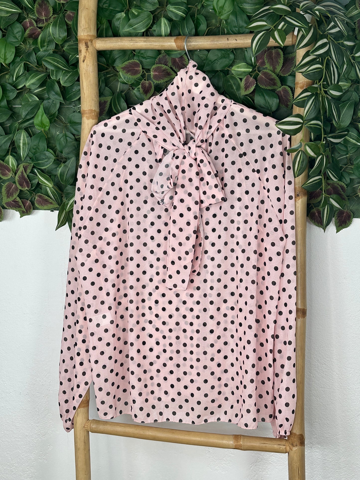 BLUSA TRANSPARENCIA LUNARES