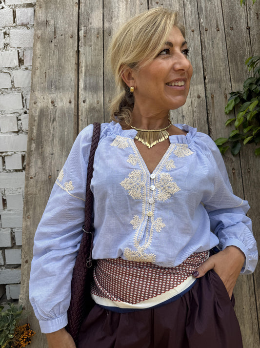BLUSA BORDADO ÁRABE