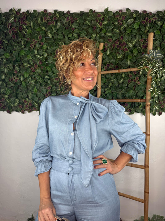 BLUSA VAQUERA LAZO