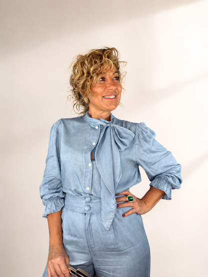 BLUSA VAQUERA LAZO
