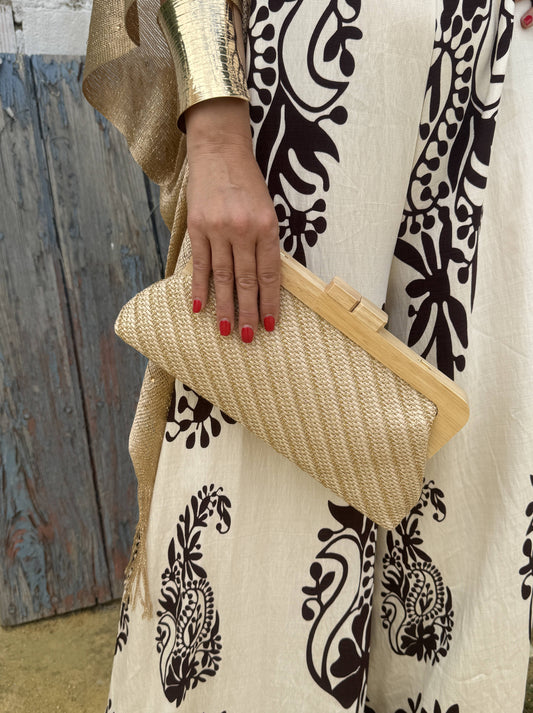 BOLSO BAGUETTE BRILLO