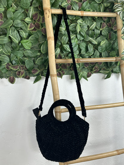 BOLSO CHENILLA ASA REDONDA
