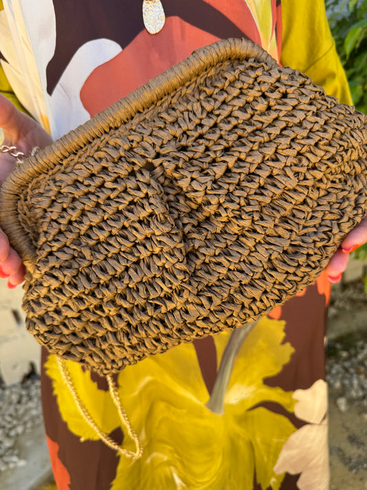BOLSO CLUNCH NATURAL