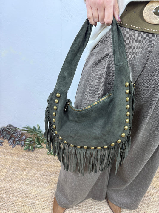 BOLSO MEDIA LUNA FLECOS