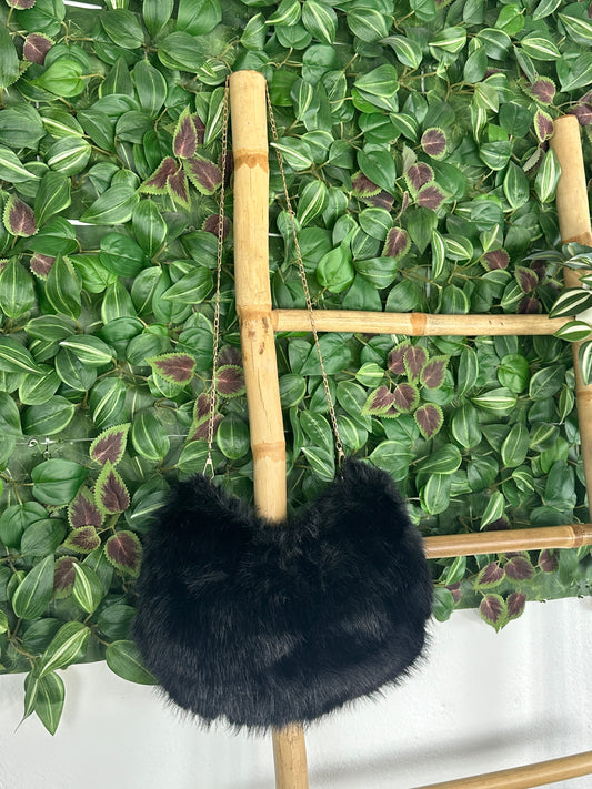 BOLSO MEDIA LUNA PELO