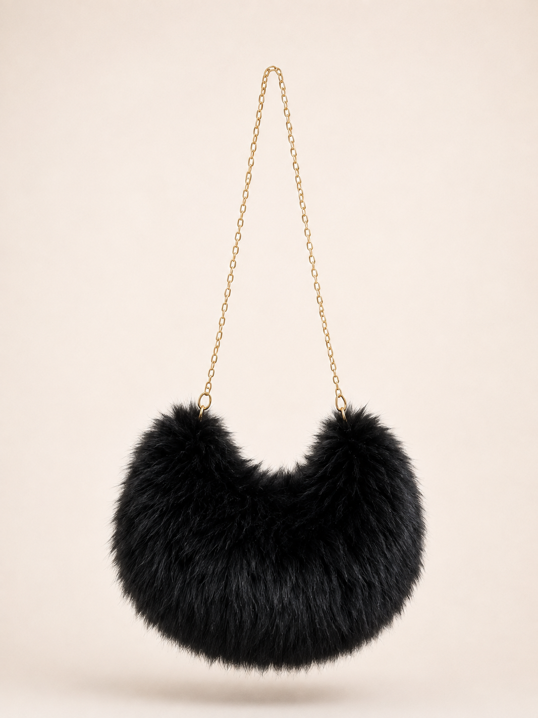 BOLSO MEDIA LUNA PELO