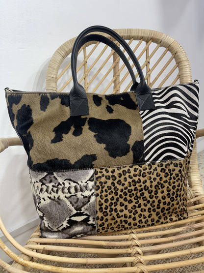 BOLSO PIEL ANIMAL PRINT