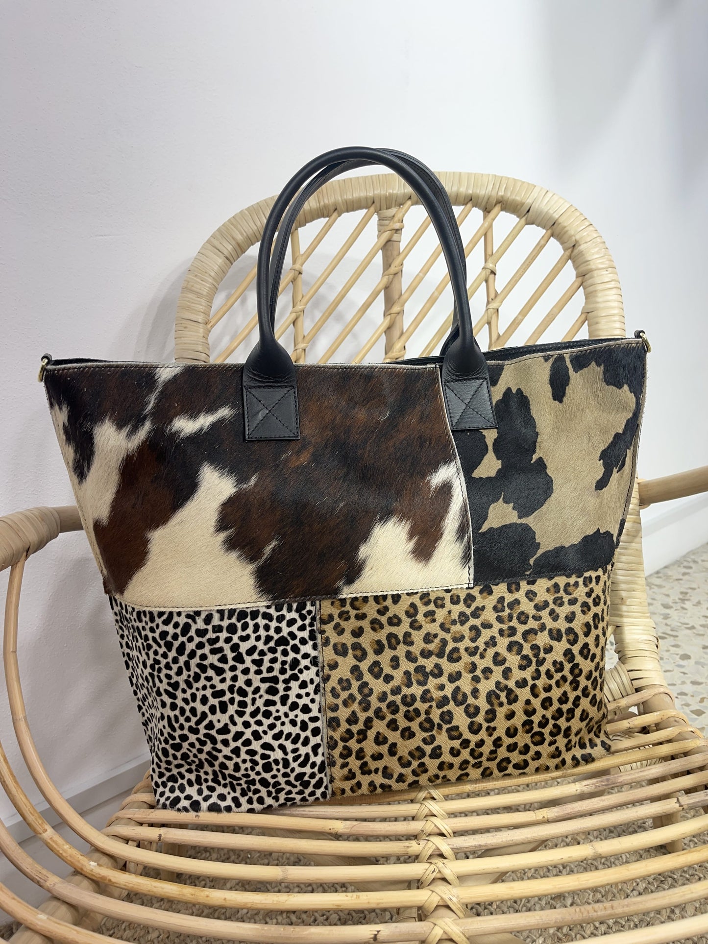 BOLSO PIEL ANIMAL PRINT