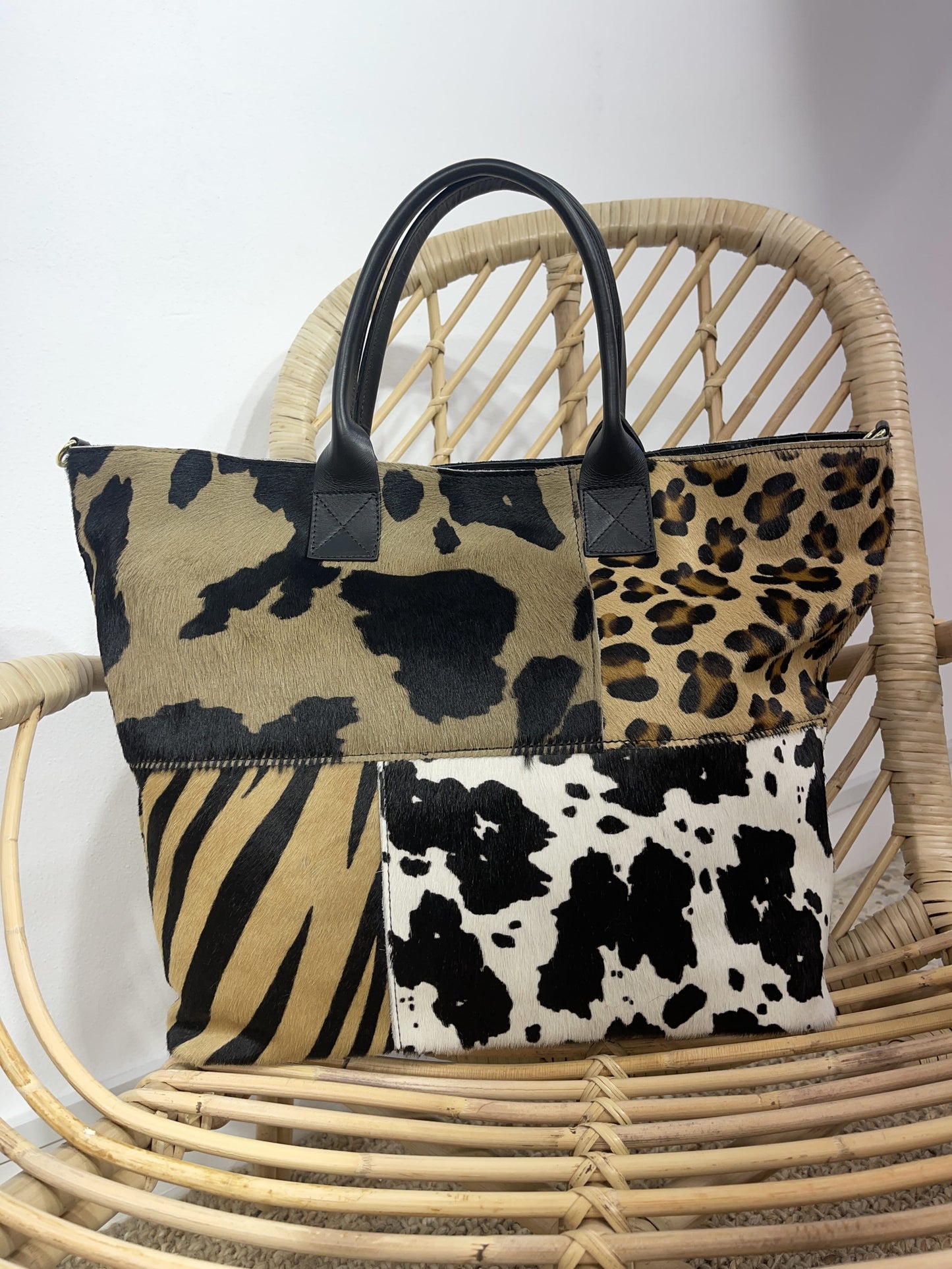 BOLSO PIEL ANIMAL PRINT