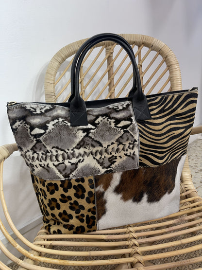 BOLSO PIEL ANIMAL PRINT