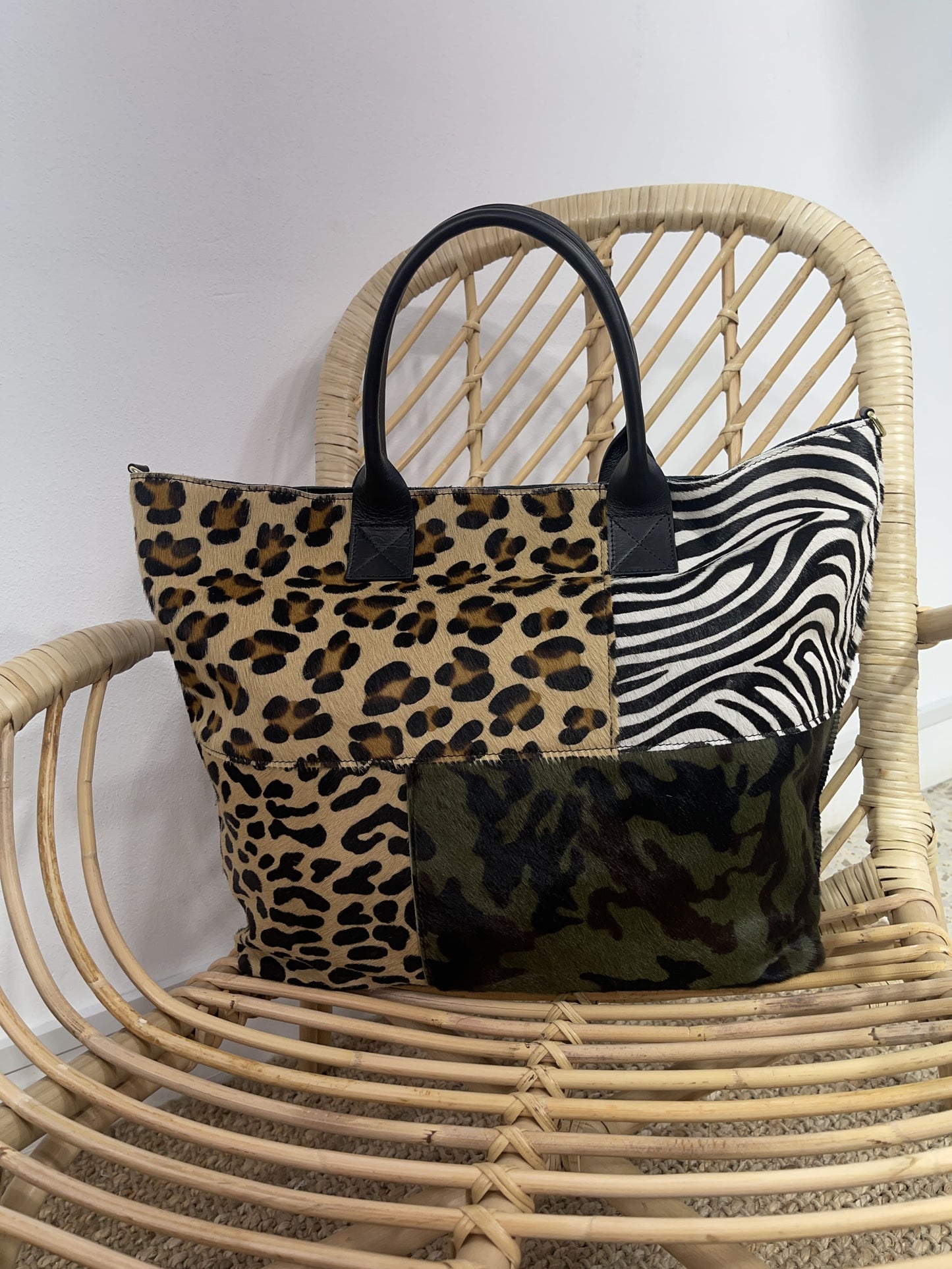 BOLSO PIEL ANIMAL PRINT