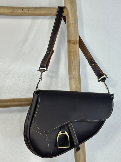 LEATHER STIRRUP BAG