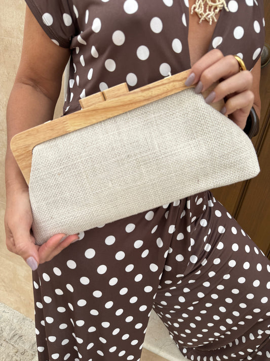 BOLSO RAFIA BAGUETTE