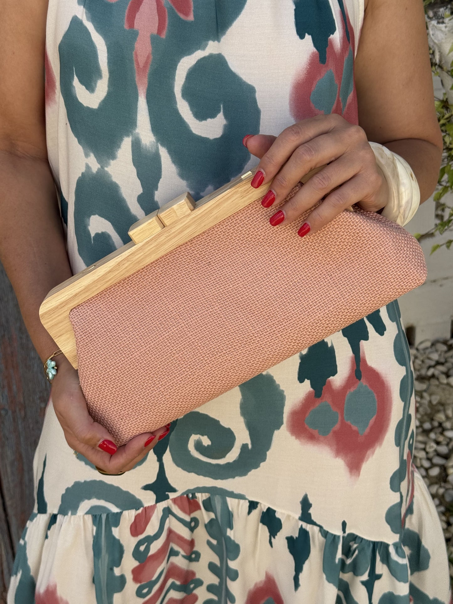 BOLSO RAFIA BAGUETTE