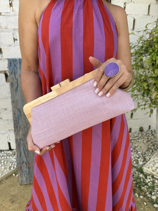 BOLSO RAFIA BAGUETTE