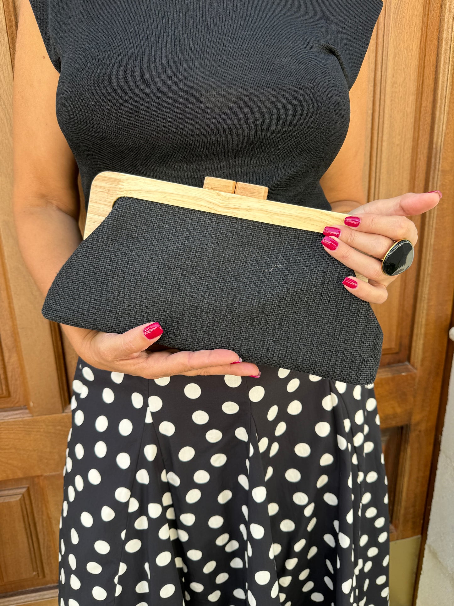 BOLSO RAFIA BAGUETTE