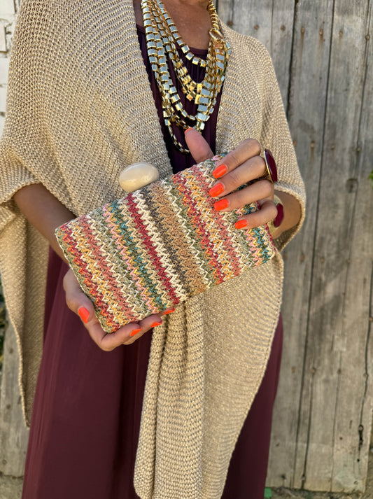 BOLSO RAFIA RÍGIDO