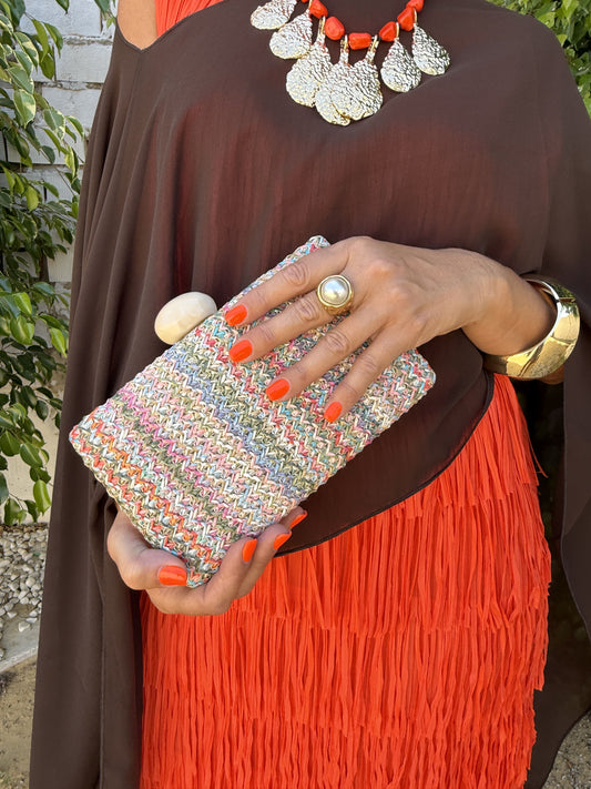 BOLSO RAFIA RÍGIDO