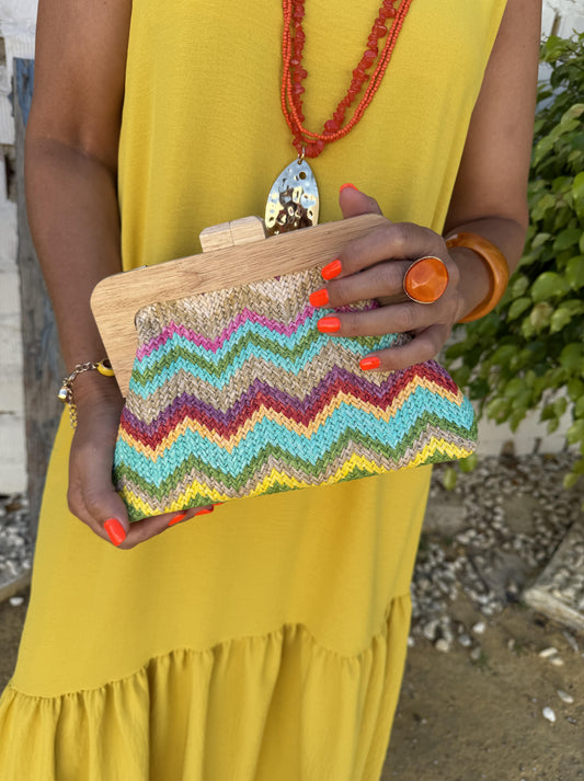 BOLSO RAFIA ZIGZAG