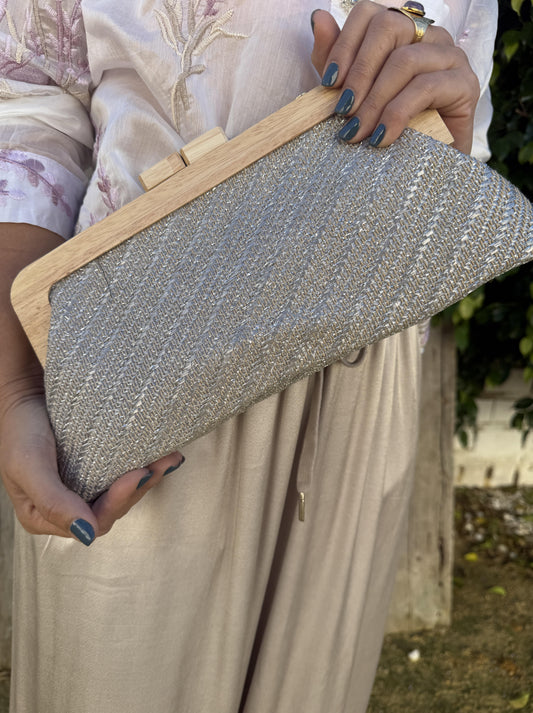 BOLSO BAGUETTE BRILLO