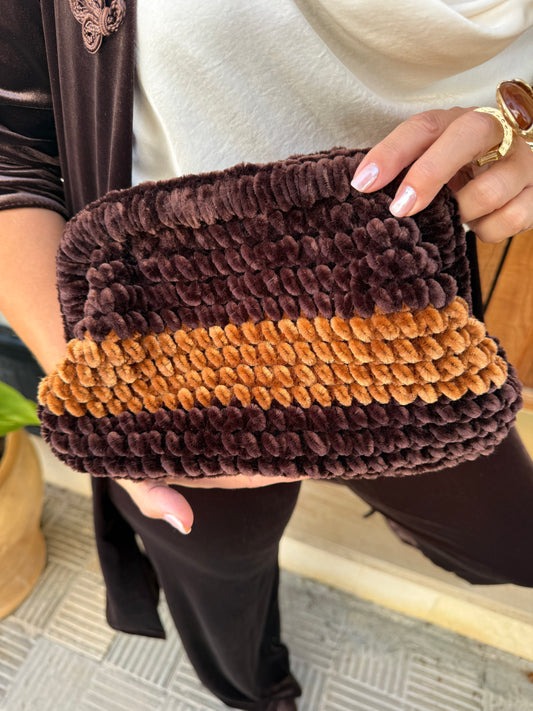 BOLSO CHENILLA RAYA