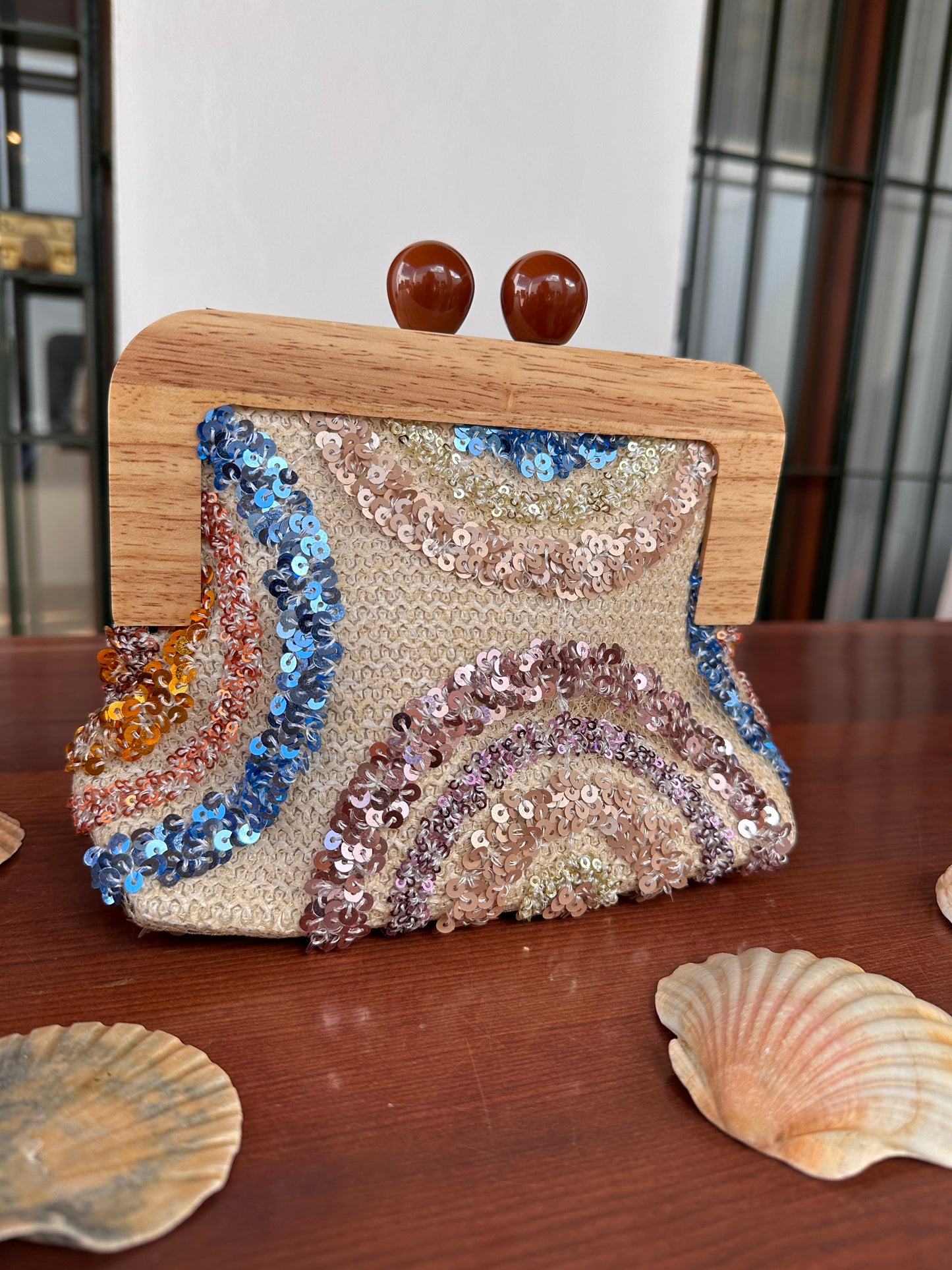 SEQUIN CIRCLE BAG