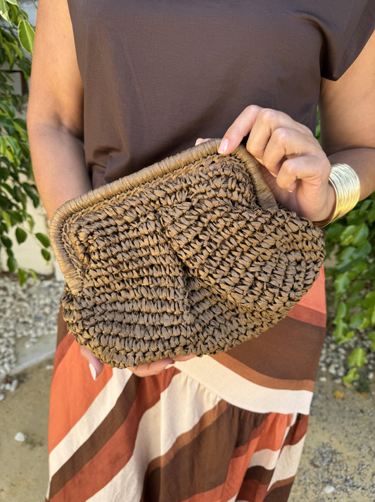 BOLSO CLUNCH NATURAL