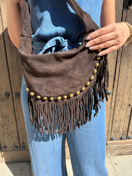 BOLSO MEDIA LUNA FLECOS