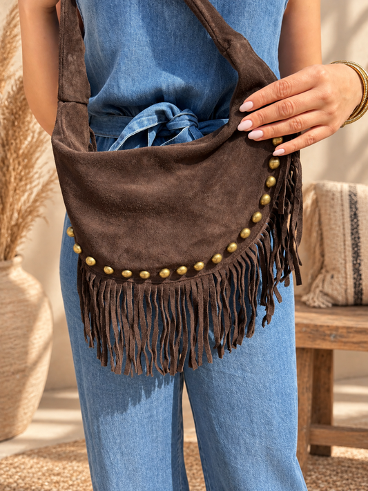BOLSO MEDIA LUNA FLECOS