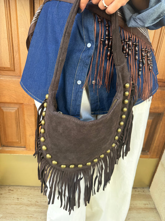 BOLSO MEDIA LUNA FLECOS