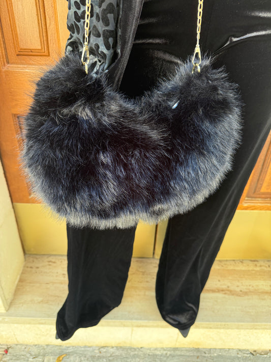 BOLSO MEDIA LUNA PELO