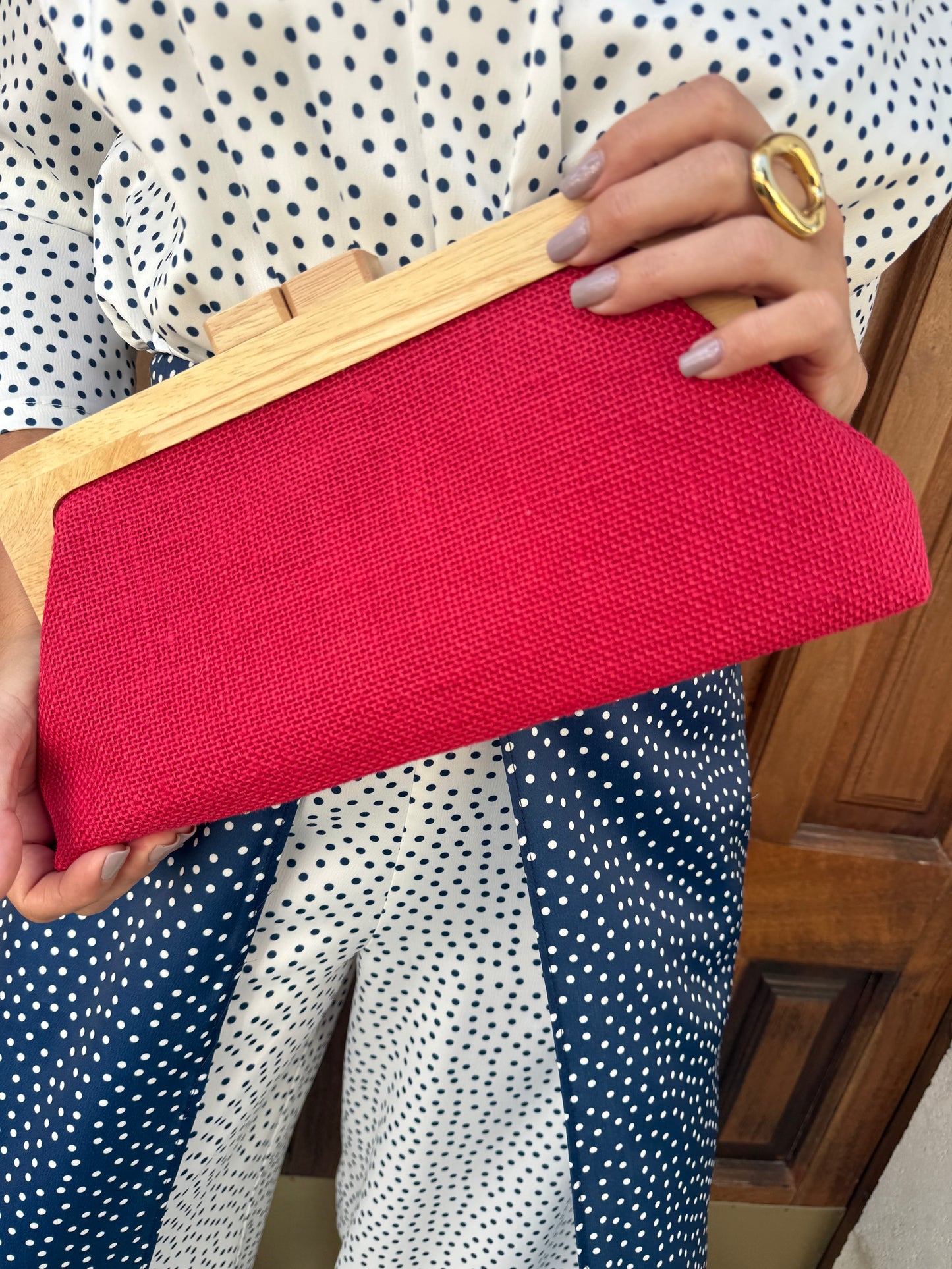 BOLSO RAFIA BAGUETTE