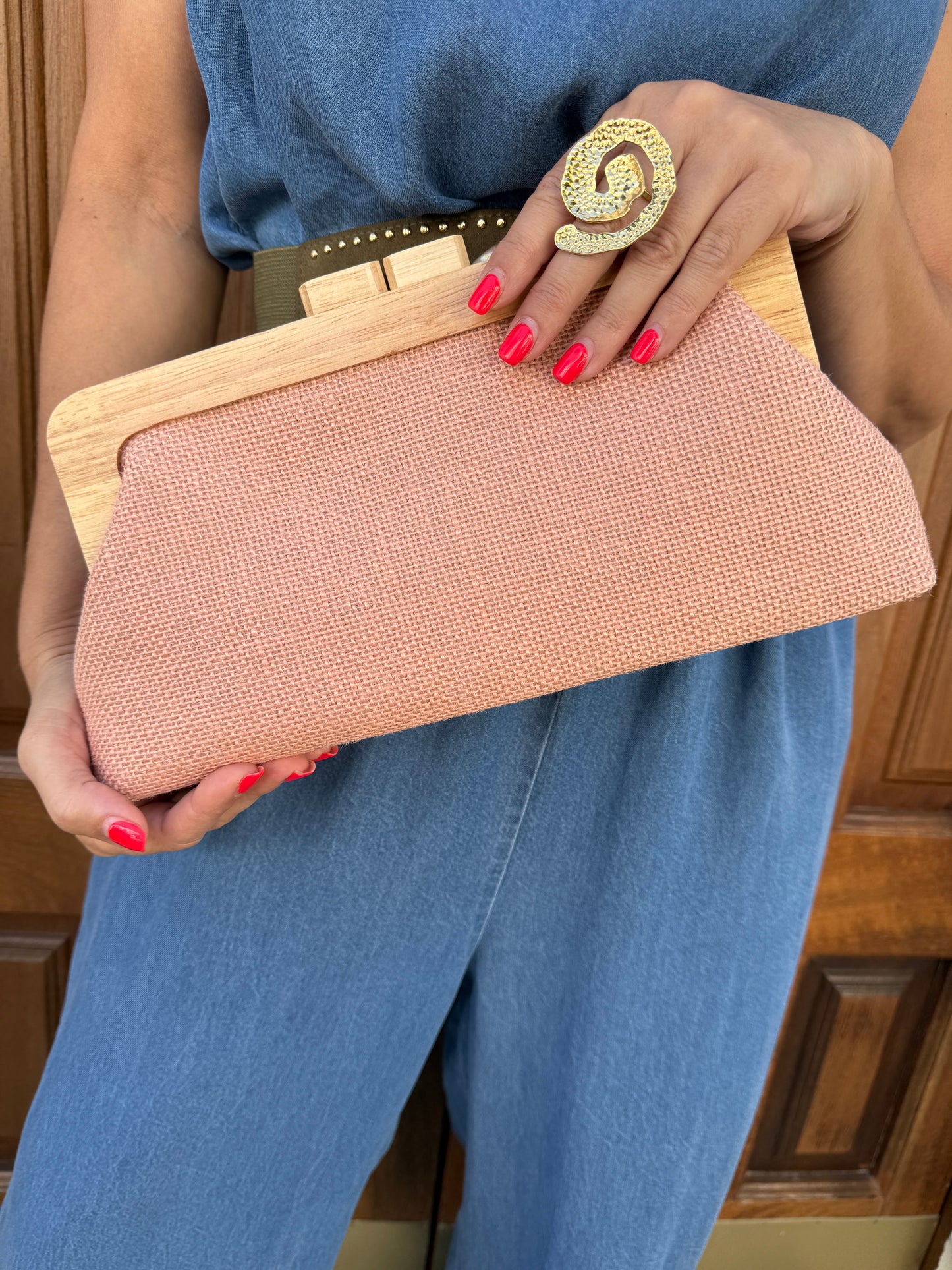 BOLSO RAFIA BAGUETTE