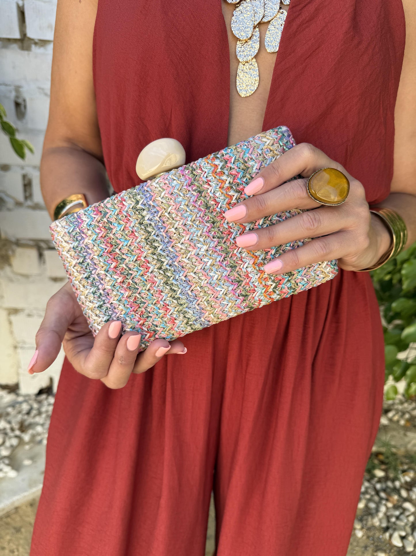 BOLSO RAFIA RÍGIDO