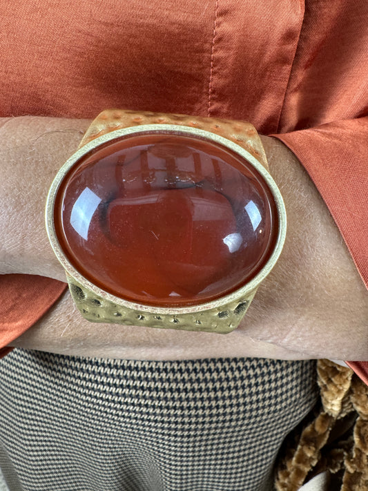 BRAZALETE DORADO PIEDRA