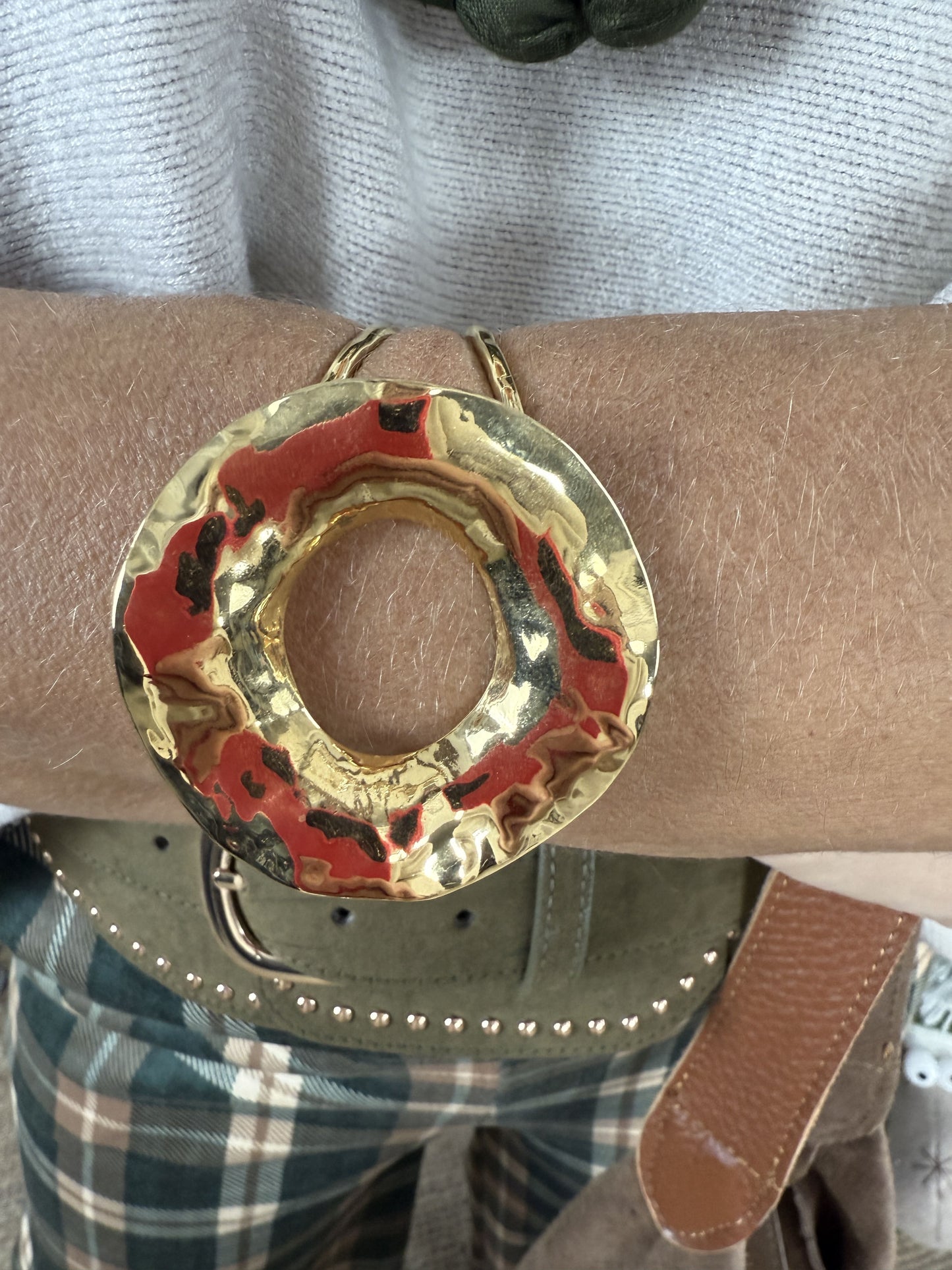 BRAZALETE CÍRCULO RELIEVE