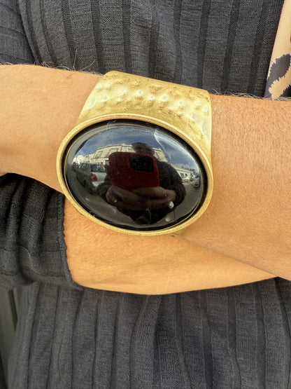 BRAZALETE DORADO PIEDRA