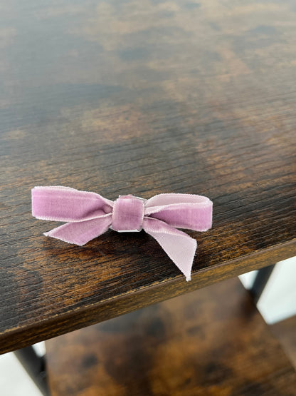 BROCHE LAZO TERCIOPELO MINI