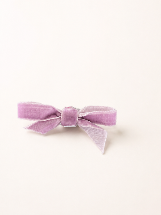 BROCHE LAZO TERCIOPELO MINI