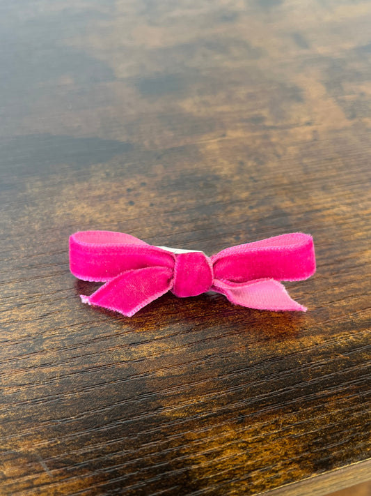 BROCHE LAZO TERCIOPELO MINI