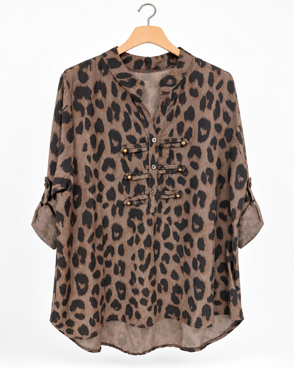 CAMISA SAFARI ANIMAL PRINT