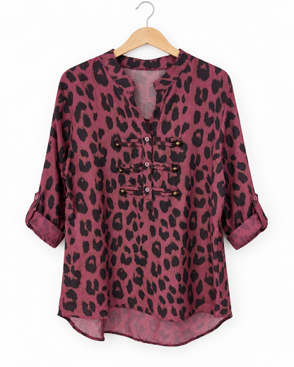 CAMISA SAFARI ANIMAL PRINT